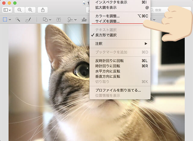 Macのプレビューを使って解像度を調べる方法